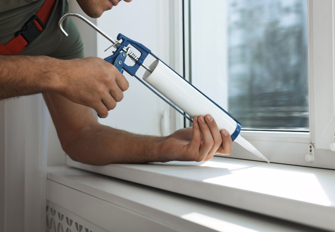 Where not to caulk around windows